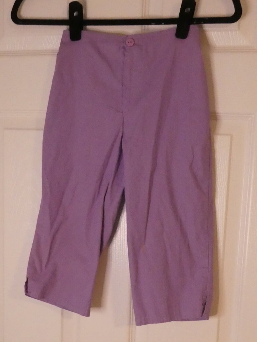 Vintage RUBBIES Purple Mica Capris Pants Made In The USA - size 2